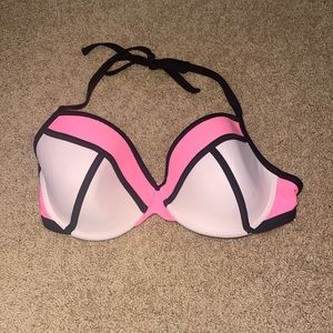 Multi pink colored swimsuit top